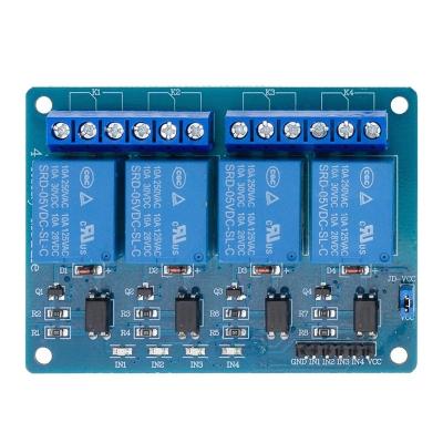 China Bond 4 Channel 12V Relay Module With Optical Coupler Relay Output 4 Way Relay Module for sale