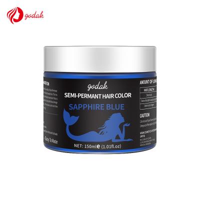 China Wholesale Easy Color Cream Hair Godak Operation Bubble Semi Permanent Hair Dye for sale