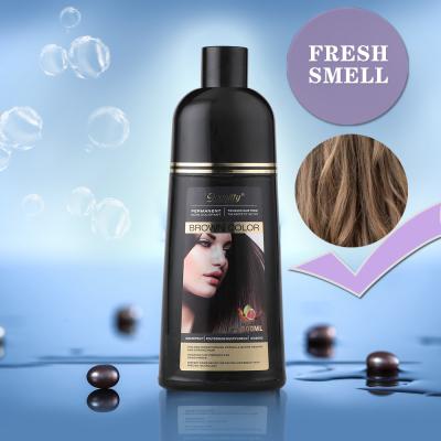 China Black Hair Shampoo Hair Dye Without Chemicals Black Natural Dye GDCSP Hair Dye Shampoo for sale