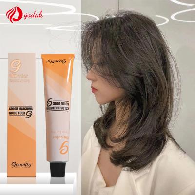 China Easy Operation No Ammonia 123 Kinds Professional Hair Color Gouallty Hair Dye Permanent Hair Color Cream for sale