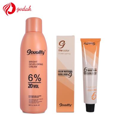 China No Harmful to Wholesale Natural Organic Best Salon Use Professional Hair Peroxide Hair Color Developer Hot Selling Oxidant Cream for sale