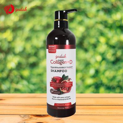 China Private label nourishing shampoo contains pomegranate with a refreshing and sweet fragrance for sale