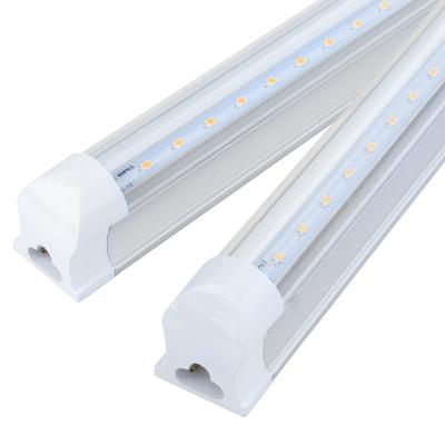 China Long Strip Grow Lamp 18w 28w Red Blue Waterproof Spectra 600mm T8 Led Grow Tube Light Integrated for sale