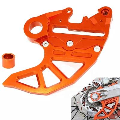 China Aluminum Alloy Motorcycle Rear Brake Disc Guard Protector For KTM 125 200 250 300 390 450 500 525 530 SX SXF Except EXCF XCW XCFW XC XCF 2004-2020 for sale