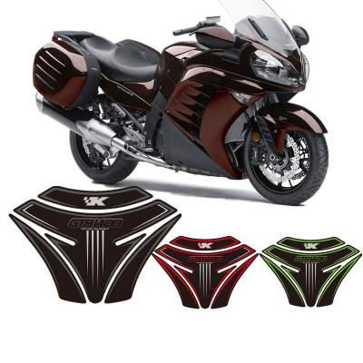 China Motorcycle 3D Fuel Tank Rubber Pad Protector Stickers Decals For Kawasaki 1400 GTR 2007-2015 Accessories for sale