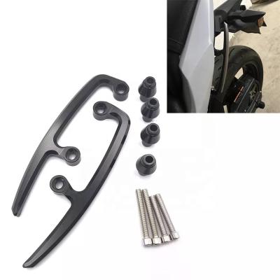 China Z650 CNC Aluminum Alloy Motorcycle Rear Passenger Seat Rear Seat Grab Handle Bar Handrail Armrest For Kawasaki Ninja 650 2017 2018 2019 for sale