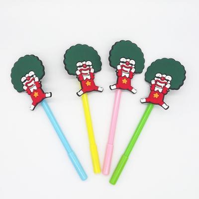 China Promotional Plastic Kawaii Cartoon Gel Pens Fashionable Cheap Plastic Cute Ink Style for sale