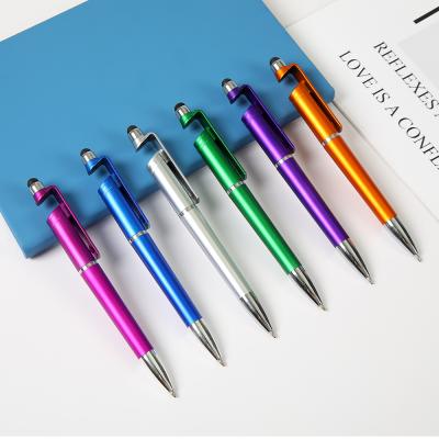 China Fashion Manufacturers Supply Pen Fluent Writing Ball Pen Multicolor Creative Touch Screen for sale