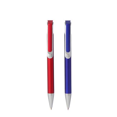 China Fashion Excellent Quality Multicolor Plastic Logo Ball Pen Business Non-toxic Custom Ballpoint Pen for sale