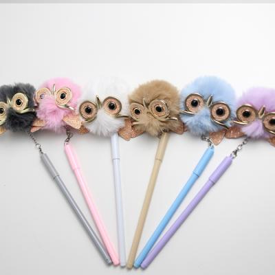 China New Style KAWAII Penss Good Quality Student Stationery Owl Multiple Cute Ball Different Color for sale