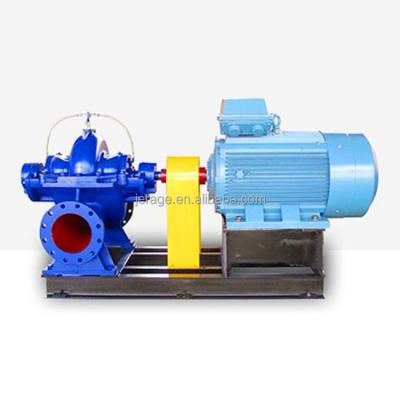 China High Efficiency High flow water supply split casing horizontal centrifugal split case double suction impeller water pump for sale