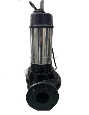 China High Efficiency High Pressure Waste Dirty Water Pumps Grinder Cutter Dewatering stainless steel casting submersible sewage pump(with cutter) for sale