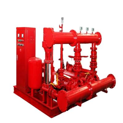 China Commercial Buildings Standard fire fighting pump with electric and jockey pump and control cabinet VFD set from fire pump group system for sale