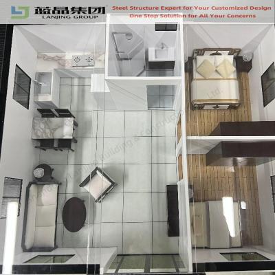 Chine Maison de conteneurs à double aile préfabriquée à vendre