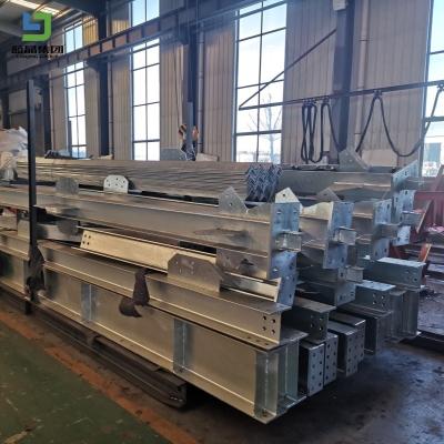 China Prefabricated Steel Structure Workshop Green Light Metal Warehouse for sale