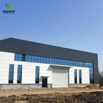 China Modern Steel Building Factory Light Industrial Steel Structure Building Warehouse Structural Steel Workshop Sliding  Door for sale
