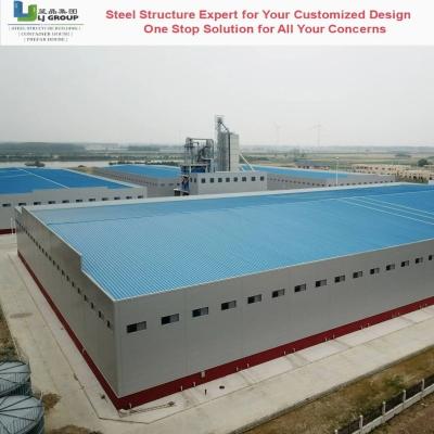 China Análisis estructural Diseño estructura de acero almacén acero anticorrosión en venta
