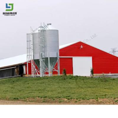China Layer Cages Egg Chicken Poultry House For 10000 Chickens , Poultry Farm Equipment Chicken Farming Poultry Building for sale