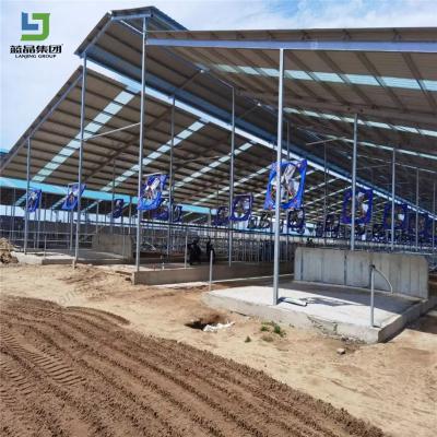 China Prefabricated Customized Barn Chicken House Cow Shed Pig Farm One-Stop Service Chicken Poultry Farm House Cow Barn Shed for sale