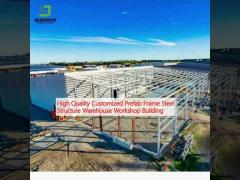 High Quality Customized Prefab Frame Steel Structure Warehouse Workshop Building