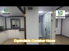 thermal insulation expandable house container hot rolled steel frame structure