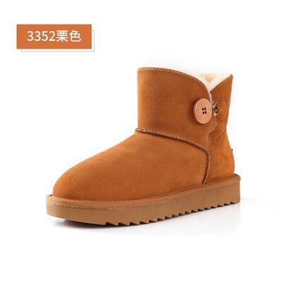 China 2020 Anti-odor Ankle Laceless Winter Warm Soft Snow Boots For Women botas De nieve for sale