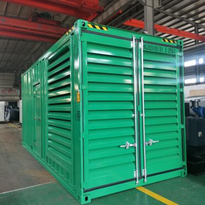 China 2200kVA 1760KW Container Type Genset Dynamo Electric Maximum Efficiency Diesel Generators For Industrial for sale