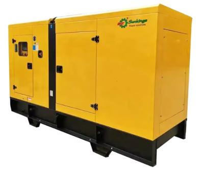 China 120kva Silent Diesel Generator Set With Cummins Powe Engine Generator Electric Plant For Hotel Home Use for sale