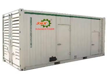 China 1550KVA Container Diesel Generator Set With Power Engine SHX Diesel Generat Soundproof Electric Plant Generator For Industrial for sale