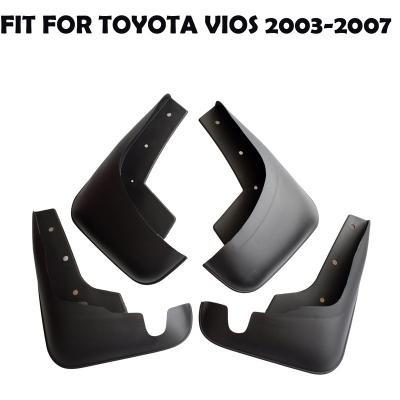 China plastic mud flap for toyota yaris sedan vios mud flaps 2003-2008 for toyota vios mud flaps for sale