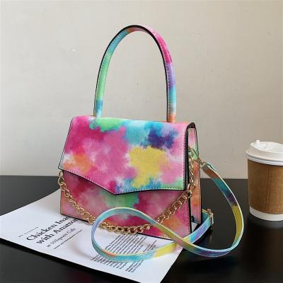 China Good New Trendy Style Summer One-Shoulder Print Flip Luxurious Eco-friendly/Lead-free/Nickel-free/Cd-free Handbag for Girls for sale