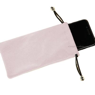 China Soft/Luxury/Economical Fashion Custom Design Popular Product Suede Drawstring Pouches Value Jewelry Pouch for sale