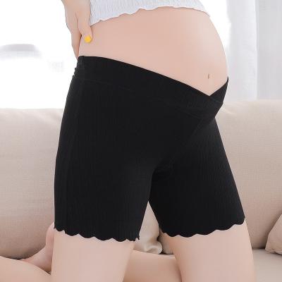 China Antibacterial Plus Size Cotton Low-waisted Maternity Panties For Pregnant Women Safety Short Pants for sale