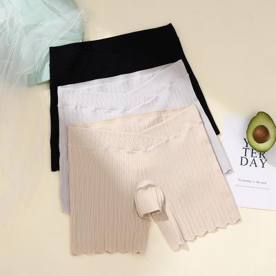 China Pregnant Women Low-waisted Summer Safety Maternity Shorts Female Belly Large Size Thin Breathable Cotton Antibacterial for sale