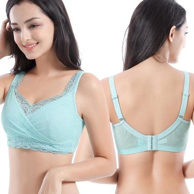 China Wholesale Breathable Prosaic Breast Women's Special Bra Radio After Surgery Breast Lace Bra Fake Bra #8801 for sale