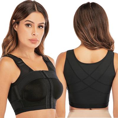 China Size XS-2XL Breast Augmentation Women Breast Augmentation Surgery Bra #8702 Breathable European Mail Wireless Adjustable Surgery Support for sale