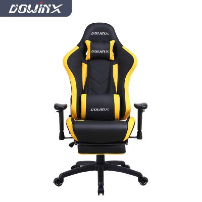 China (Size)New Adjustable PU Leather Racing Executive Chair Swivel Relieve Ergonomic Lumbar Support Racing Gaming Chair for sale