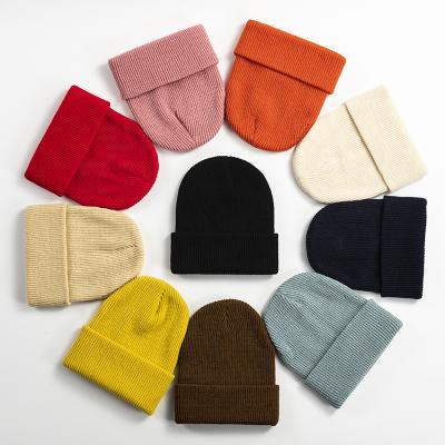 China 2021 Winter COMMON Design HKS0001 Autumu Custom Logo Blended Merino Wool Knit Skully Beanie Toque Caps Hats for sale