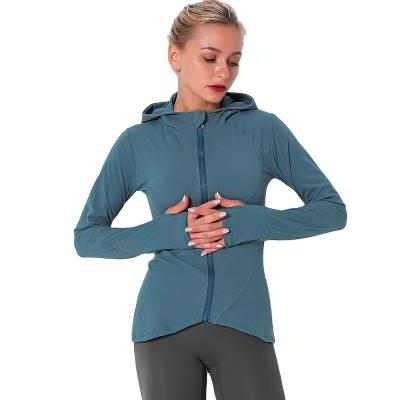 China CYT27 Spring Breathable Upper Running Fitness Sleeves Long Rehearsal Zipper Jacket Eco Friendly Equipment Clothes Yoga Wear For Winter for sale