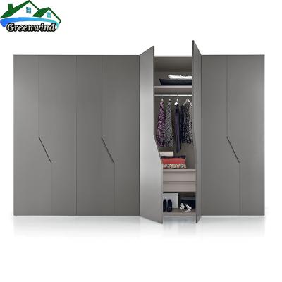 China Interior wardrobe storage (height) adjustable single main wardrobe design for sale