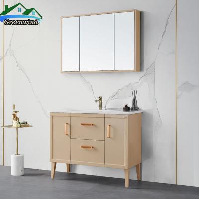 China Durable Factory to Builder - Ready in Assembled Modular Wash Basin Cabinet for sale