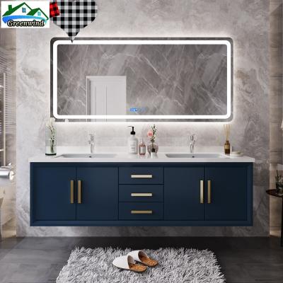 China Southwest Wholesaler Wall Mounted Bathroom Vanity Cabinets With Accessories for sale