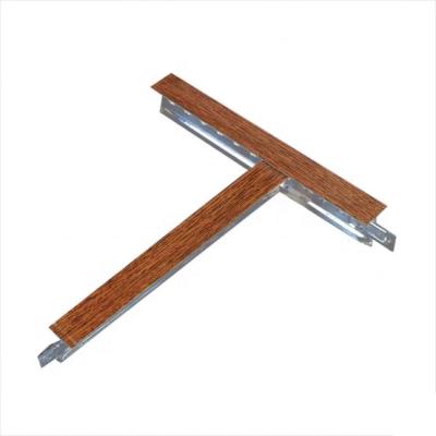 China Modern High Quality Building Material T38 0.3/0.35 Thick Flat Bar/T Grid Suspended Ceiling for sale