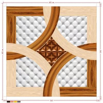 China 2021 Artistic Ceilings New Design 595*595*7mm Thick PVC Ceiling Panel / Wall Panel for sale