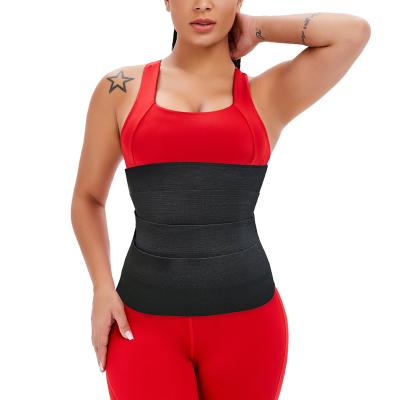 China Breathable Women Waist Trimmer Belt Slimming Corset Sweat Body Shaper Fitness Wear Belly Control Tummy Control Belt for sale