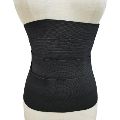 China 2022 New Breathable 3M/4M Waist Trainer Tape Reduce Elastic Belly Band Compression Bandage Body Wrap Waist Trainer for sale