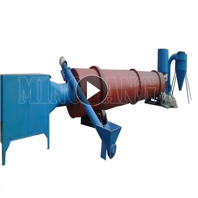 China Biomass Processing Rotary Dryer Machine For Horizontal Sawdust Wood Bagasse Powder Dryer For Automic Production Line for sale