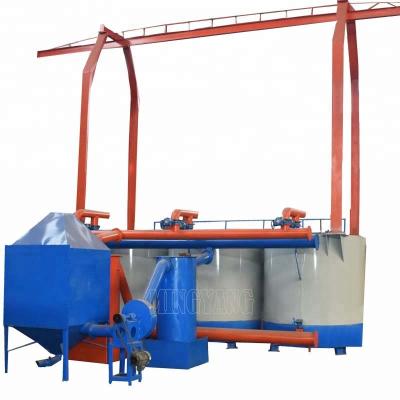 China Crane Type 2.75*6CBM Biomass Briquette Carbonization Shell Wood Charcoal Making Machine Coconut Stove for sale