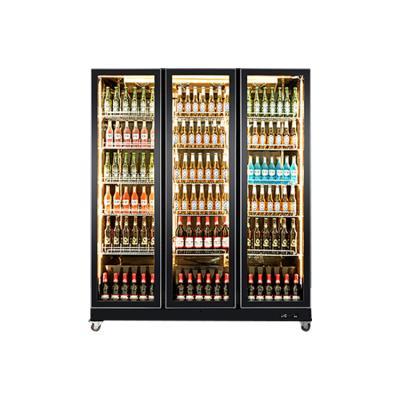 China Single-Temperature 320 Commercial Restaurant Wine Cellar Upright Bottle Display Wine Cooler for sale