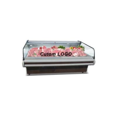 China Single-temperature Meat Freezer Manufacturing Supermarket Fresh Meat Display Freezer for sale